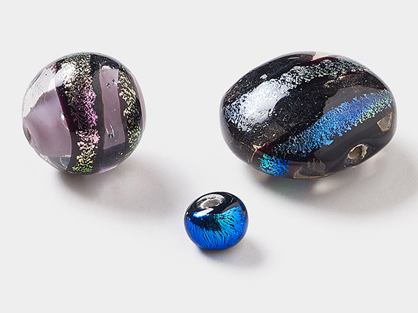 Dichroic Glass Beads